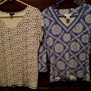 Talbots MED easy care tops bundle.